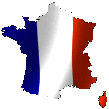 French flag waving